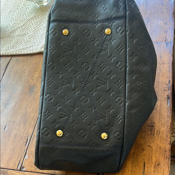 🌸HP🌸Louis Vuitton empreinte leather artsy MM Blue Designer Tote Bag - Picture 6 of 13